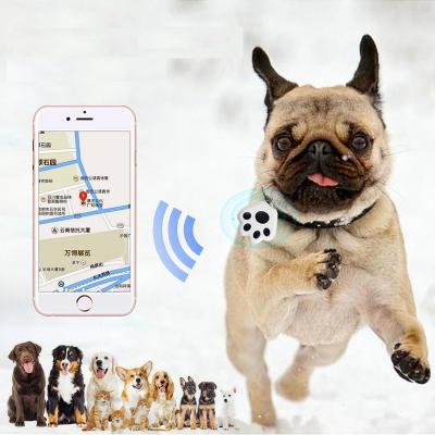 China Popular Anti-lost Blue Lights Mini Smart Pet GPS Tooth Tracker With Phone Alarm Pet Gps Tracker Two Way Smart Collar for sale