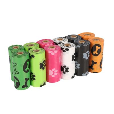 China Custom Printed Eco Friendly Dog Stored Garbage Bags Biodegradable Dog Poop Bags for sale