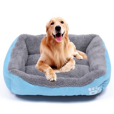 China All Weather Travel Dual Use Double Sided Universal Plush Pet Bed Dog Nest Dogs Cushion Dog Sofa Bed for sale