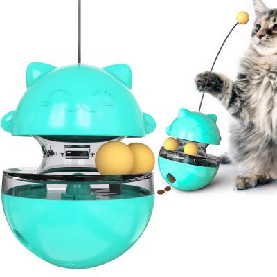 China Interactive Pet Cat Toy Balls Turntable Cats Rolling Balls Funny Turntable Balls for sale