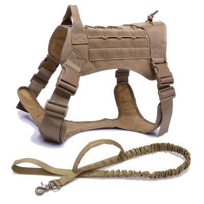 China Well Designed Non Padded No Pull Outdoor Easy Control Dog Harness Tactical Vest Military for sale