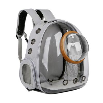 China Wholesale New Design Breathable Pet Carrier Backpack Transparent Pet Bag for sale