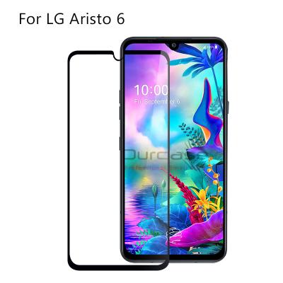 China Mobile Phone Premium Silk Printing Anti Glue Glasses For LG Aristo 6 5 Tempered Glass Screen Protector for sale