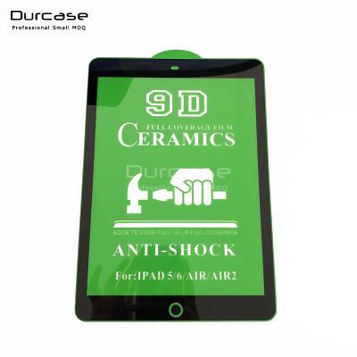 China Wholesale Shockproof Screen Protector Mobile Phone Factory Price Pro 9D Ceramic Screen Protector Apple Ipad air/Air2/2/3/4/5/6 For Ipad for sale