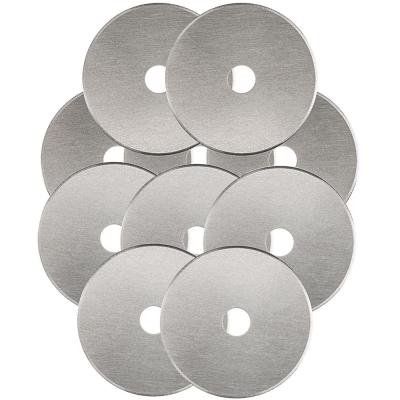 China Wholesale 10 Packs 45mm High Grade SKS7 Rotary Cutter Refill Steel Material Rotary Cutter Blades For fiskars olfa rotary cutter for sale