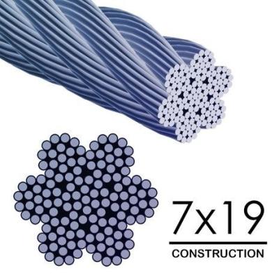 China Durable Galvanized Cable Wire Clean Steel Brightness Long Operating Life for sale