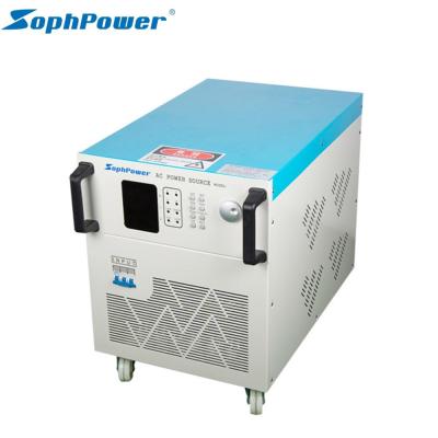 China 30kVA 1-Phase Frequency Converter AC Power Source Sophpower AFC-230 600*1260*700mm for sale