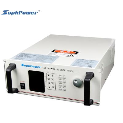 China Linear Frequency Convrter AC Power Source 115v 400hz AC Power Supply 500VA 480*200*620mm for sale