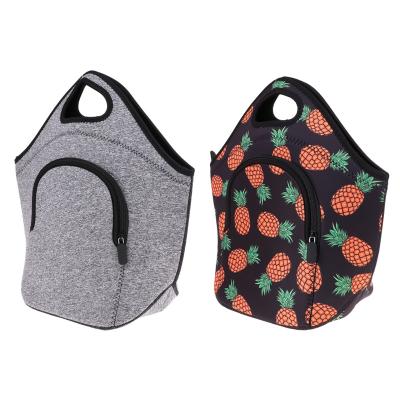 China OEM Insulated Picnic Outdoor Thermal Bag Insulated Waterproof Carry Lunch Tote Cooler Box Neoprene Lunchbag for sale