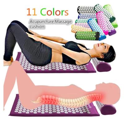 China Comfortable and soft; durable and long lasting life oem relax plastic yoga spike mat shakti acupressure mat for sale