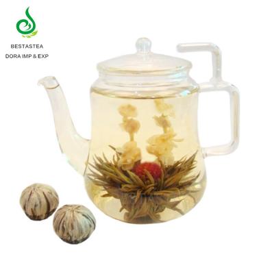 China 100% Handmade Flowering Fruity Mangoes Lily Rose Blooming Flower Tea Balls from Wholesale 100% Flower Tea Factory Compliant with EU Laws for sale