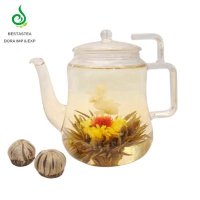 China 100% Handmade Flowering Flowering Tea Fujian Art Flower Blooming Tea Ball Herbal Teas Beautiful for sale