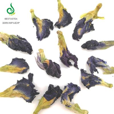 China Wholesale Loose Tea Flower Dry Tea Die Dou Hua Herbal Tea Health Blue Butterfly Pea Flavored Tea for sale