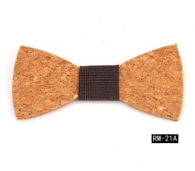 China Best Quality Unique Handmade Cork Wedding Bow Tie Personal Decoration for sale