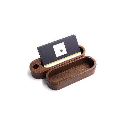 China Japan Style Custom Logo High End Office Business Card Holder Box for sale