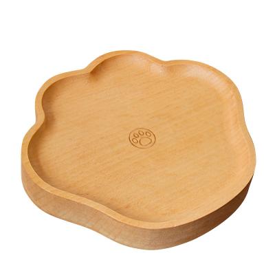 China Stored Japanese Natural Wooden Cute Cup Pad for sale