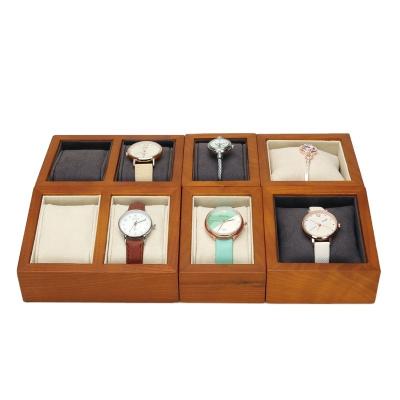 China Display Box For Watch Slot Watch Display Box Solid Wood Simple Case for sale