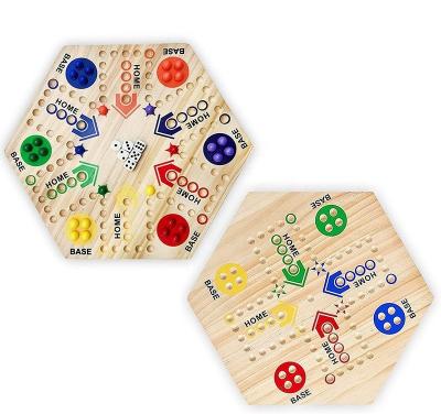 China New Design Hexagon Board Game Double Sided Board Game for sale