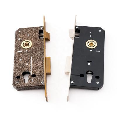 China 8545MM iron five bolt assa union lock body zinc alloy market lock body anti-theft iron+mortise lock body for sale