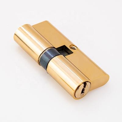 China Cheap Computer Profile Lock Cylinder Mortise Lock Cylinder Open Safe Door Solid 45/55mm European Aluminum Double Keys for sale