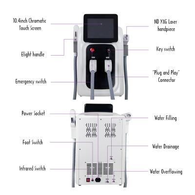 China Multifunctional Acne Treatment Conditioning Machines Q Switch Vein ND Yag Machine For Sale Choose Shr Fast IPL Laser Hair Removal for sale