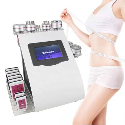 China Cellulite Reduction Relax Your Muscles 6 in 1 Lipolaser RF Cavitation Laser 2021 High Skin Lift Wrinkle Anti Slimming Machine JF679 for sale