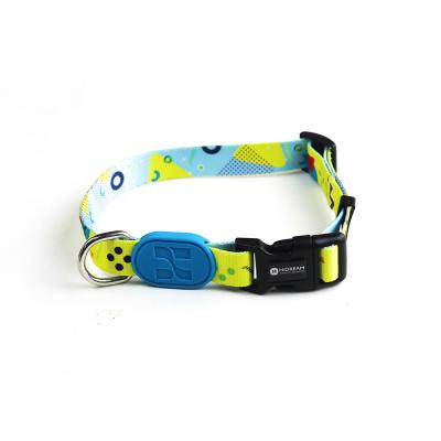 Chine le collier de chien de polyester de 1.5cm pour le harnais de chien de Hidream de sublimation de colorant a personnalisé l'identification à vendre