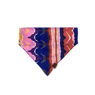 China Red Pink Bandana Dog Collar Sublimation Dog Neckerchief Collar for sale