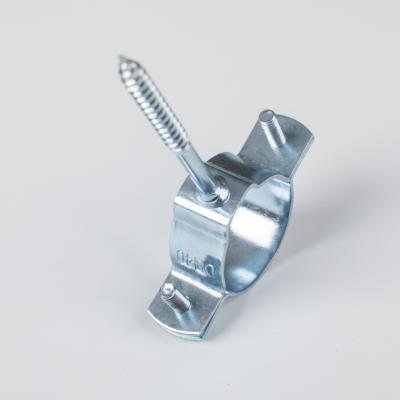 China Mount pipes to walls flange hanging pipe clamps with set screw clamps with cover bolt and nut fasteners for sale