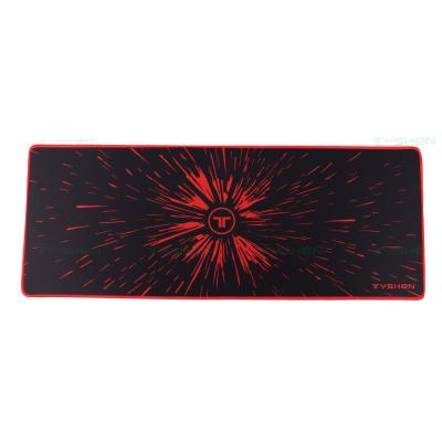 China Gaming Game Moues pad, edge stitched, 800*300*3 mm, red model in stock, MOQ is 100pcs for sale