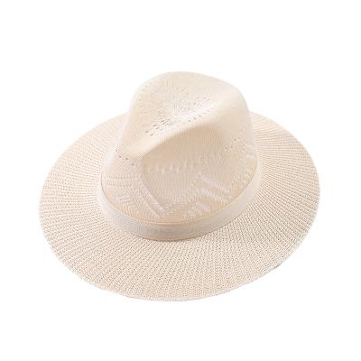 China Fashion\Madam Large Size Beach Sun Male Fedora Hat Men Plus Size Straw Panama Hat Big Main Man Comfortable\durable breathable and thin 56-58CM cavity for sale