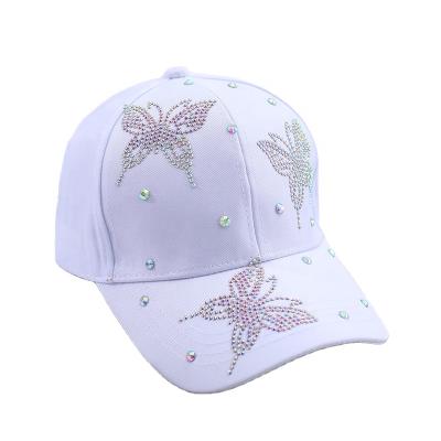 China JOINT Baseball Hat Sequins Women Outdoor Running Beach 2022 Summer Fashion Hip Hop Hat Cap rhinestone gorras for sale