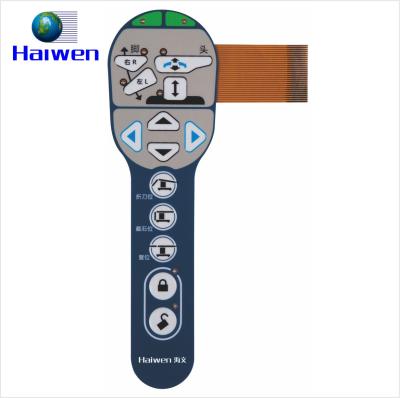 China Waterproof Telecommunication Equipment Polyester Membrane Keypad Switch for sale