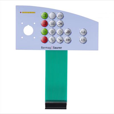 China Computer keyboard china factory custom product led membrane switch control keypad for sale