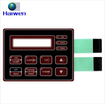 China Electronic Control System Matrix Metal Dome Membrane Switch Keypad With Clear LCD Window for sale