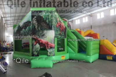 China dinosaur century combo , inflatable maze,cheap inflatables for sale,qile inflatable combo for sale