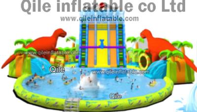 China double water pool with slides,inflatable water sports,inflatable swimming toys for sale