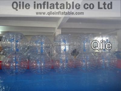 China Transparent Bumper Balls Inflatable Bubble Football 1.5m for Rental for sale