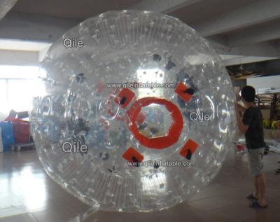 China Customized Inflatable Zorb Ball Field , Zorbing Ball Track With PVC Tarpauline for sale