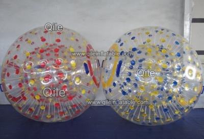 China Logo Printed Zorb Collision Track For Inflatable Body Zorbing Balls for sale