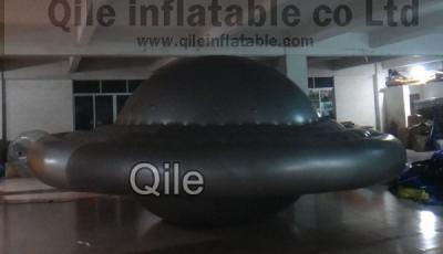 China Decorative Giant Inflatable Advertising Balloons , Flying UFO Shaped Inflatable Helium Balloons for sale