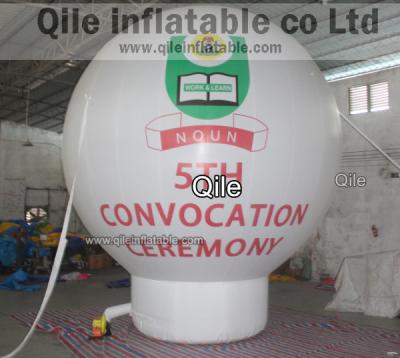 China Large Inflatable Groud Earth Ball,Air Earth Advertise Balloon PVC white Inflatable Advertising for sale