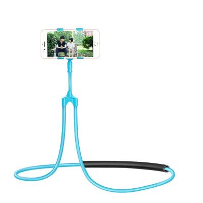 China Flexible Lazy Hanging Neck Phone Stands New Neck Cell Phone Holders Support Smartphones Pads Tablet Phone Holder for sale