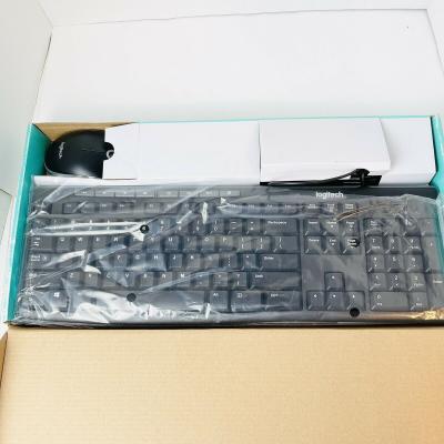 China plug & Game new LOGITECH MK200 920-002714 WIRED Combo KEYBOARD AND MEDIA USB MOUSE for sale