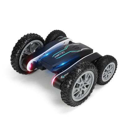 China New Arrival 2.4G Eco-friendly Material Double Sided 360 Degrees Truck 4Wd Drift Stunt Car Remote Control Toy Rc Car With Led Light for sale