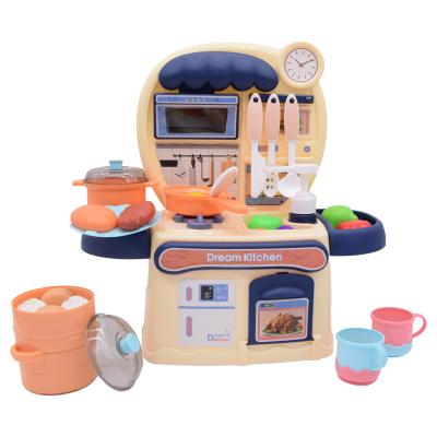 China Durable 2021 Profession Fashionable Universal Tableware Steaming Pretend Play Kitchen Toy For Kids for sale