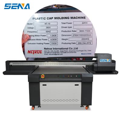 China Hotels Flat Plate Injection Printer SN-1390 UV Direct Industrial Nameplate Printer Multifunctional Universal Printer for sale