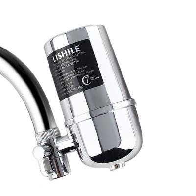 China LISHILE Hotel Stall Easy Purifier Home Faucet Mounted Activated Carbon Filter Filtro De Agua Replacement Tap Water Filter for sale