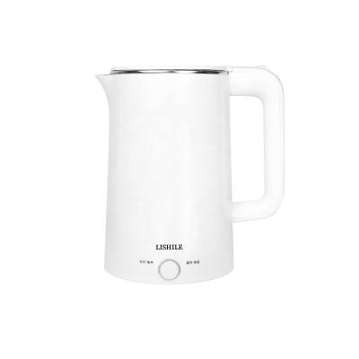 China Automatic Boil-dry heat preservation protection electric kettle, double-layer stainless steel kettle, insulation electric tea kettle for sale