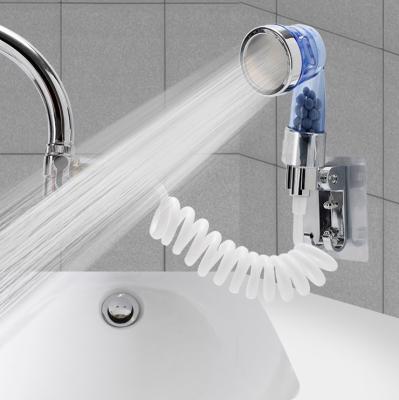 China With Diverter Functions Filter Water Saving Negative Ion Mineral Stone Shower Head for sale